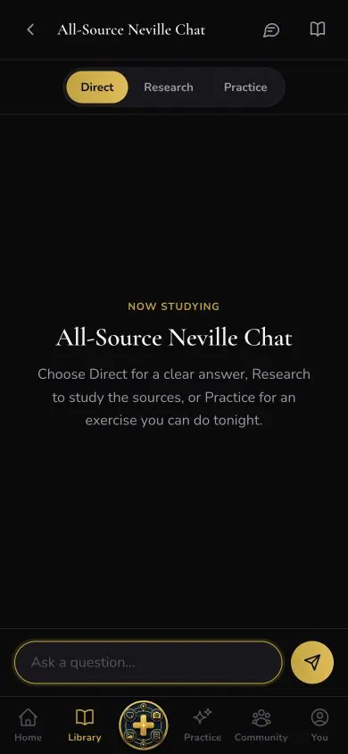 Practice Completion screen in Neville AI