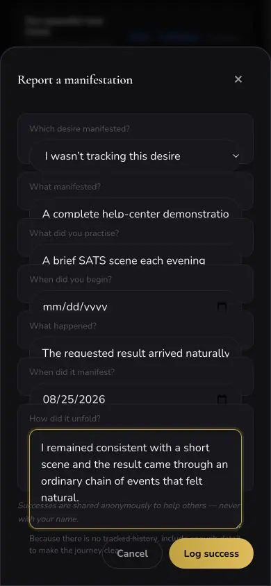 Success Report Untracked Completed screen in Neville AI